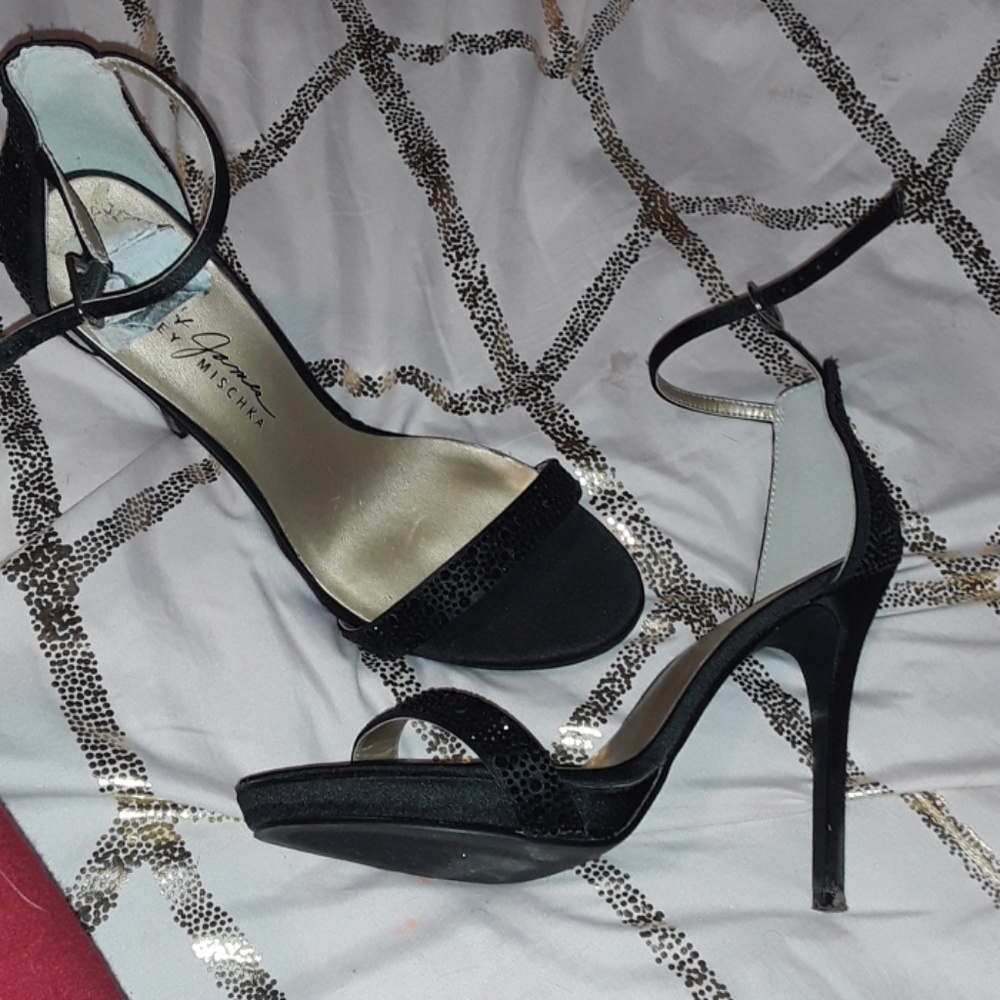 Black high heels